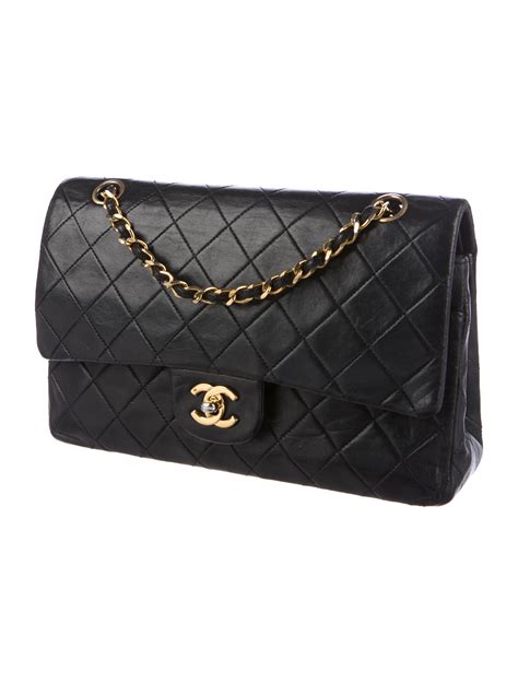 gold chanel classic flap|Chanel classic flap bag vintage.